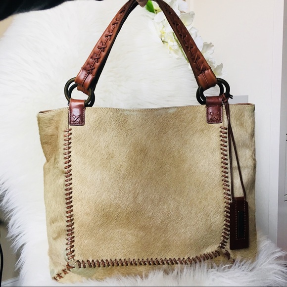 cowhide leather purse